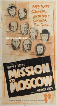 《Mission to Moscow》电影海报